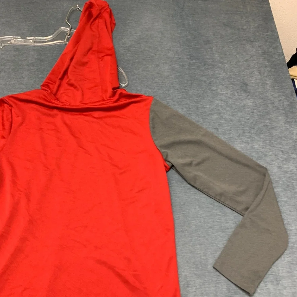 San Francisco 49ers Hoodie Womens M Red Nike Football NFL Long Sleeve Pullover